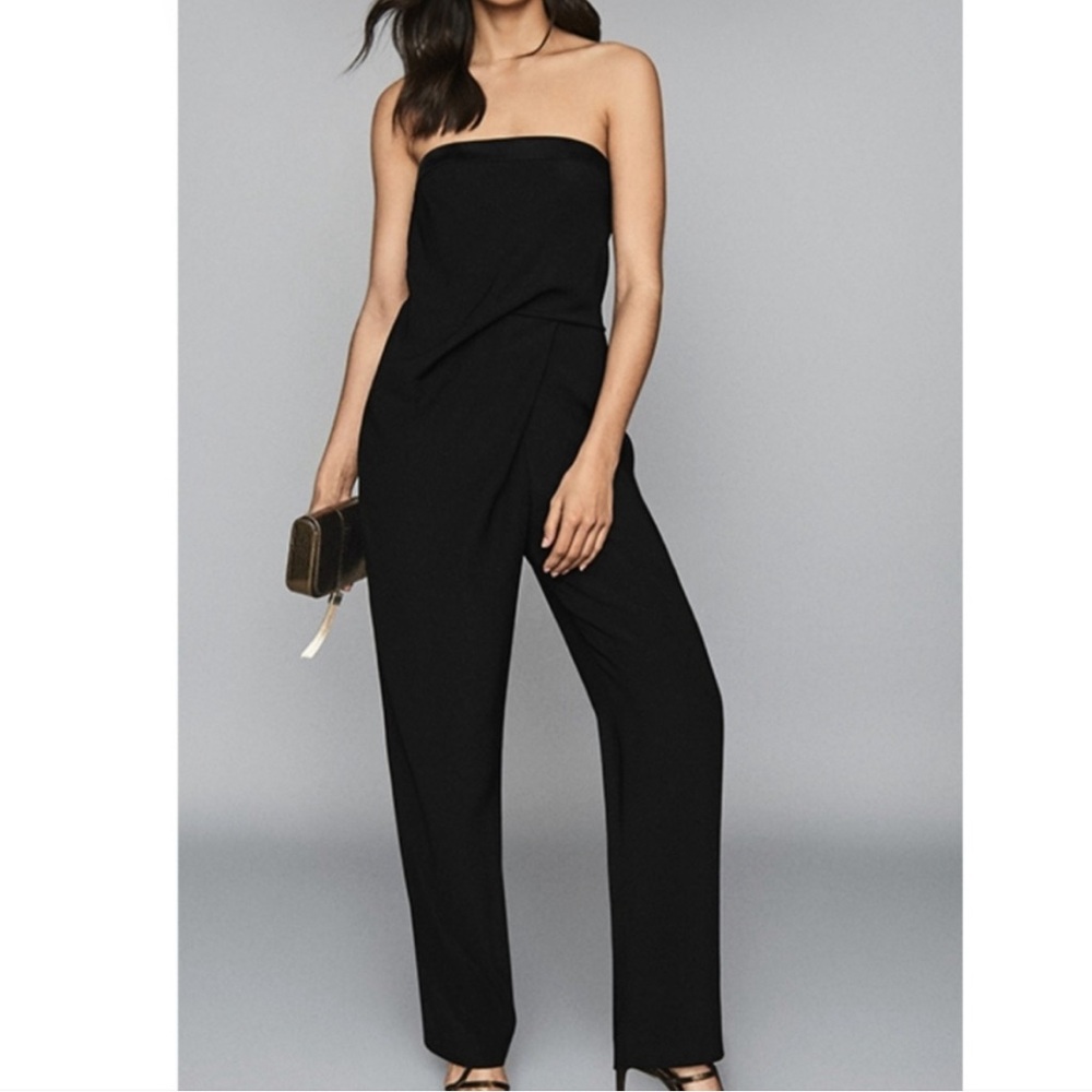 NWT REISS | Toni Strapless Jumpsuit